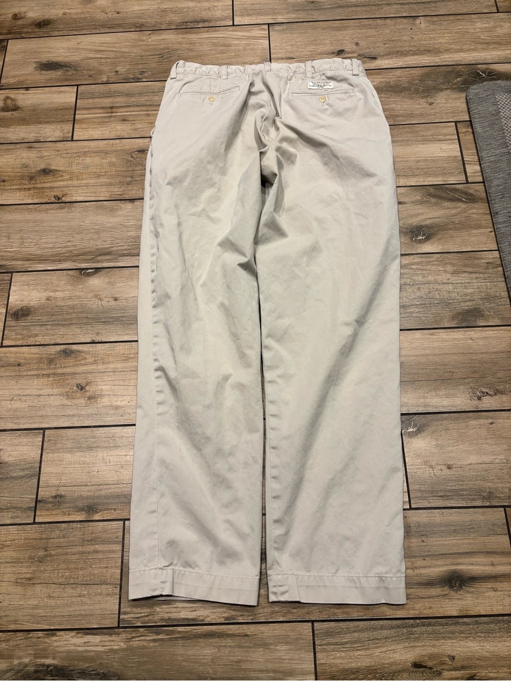 Polo Ralph Lauren Prospect Chino Pants Mens 34x31 Beige Tan Cotton Slacks